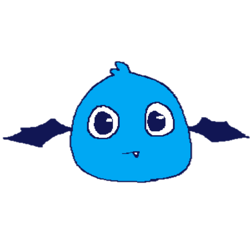 blue winged monster