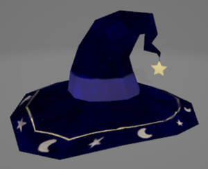 3d model of a wizard hat